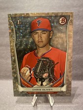 2014 Bowman Draft 1st Bowman - Chris Oliver #DP106 Silver Ice - Phillies