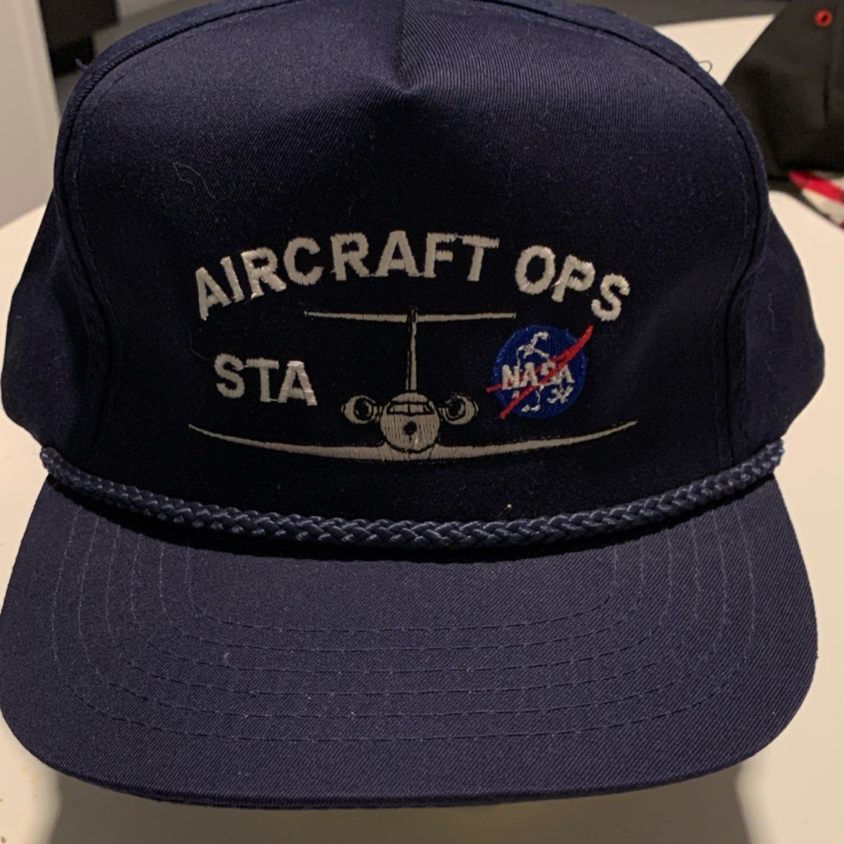 Youngan NASA Aircraft Ops STA Snapback Cap Navy Astronauts Space