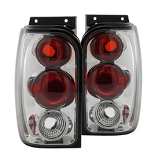 Clear Fits 1998-2001 Ford Explorer Tail Lights Rear Brake Reverse Lamps L+R Pair