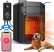Dog House Heater with Thermostat - 500W Outdoor Dog Heater WIFI APP Remote Cont