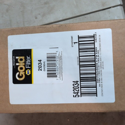 #ad 2034 Napa Gold Air Filter 2034 WIX $20.00