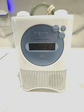 Sony Shower CD Radio ICF-CD73W Weather/FM/AM CD Portable Radio EUC