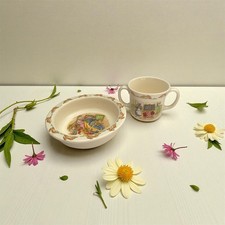 Royal Doulton Bunnykins 2 piece set- Bowl and Mug 1930s