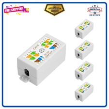iwillink 5-Pack Cat6 Ethernet Junction Box, Punch Down Type, UTP
