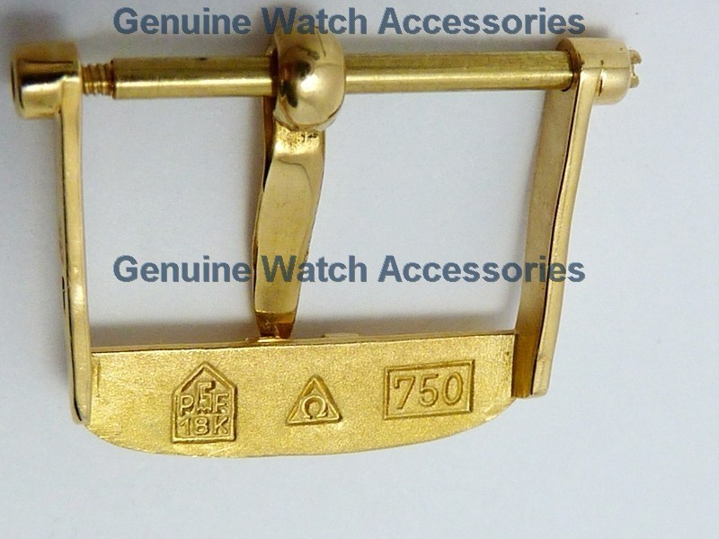 OMEGA 18K 18ct 18kt 750 Solid YELLOW GOLD (14mm) Tang Pin Buckle