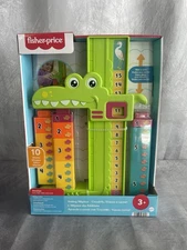 Fisher Price Adding Alligator Preschool Educational Toy with Stacking Blocks-NEW