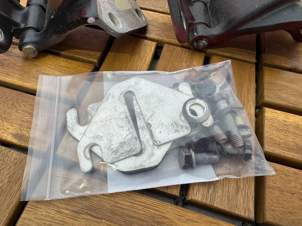 Door mobile hinge SET with bolts and shims Ferrari F430 AMT F1