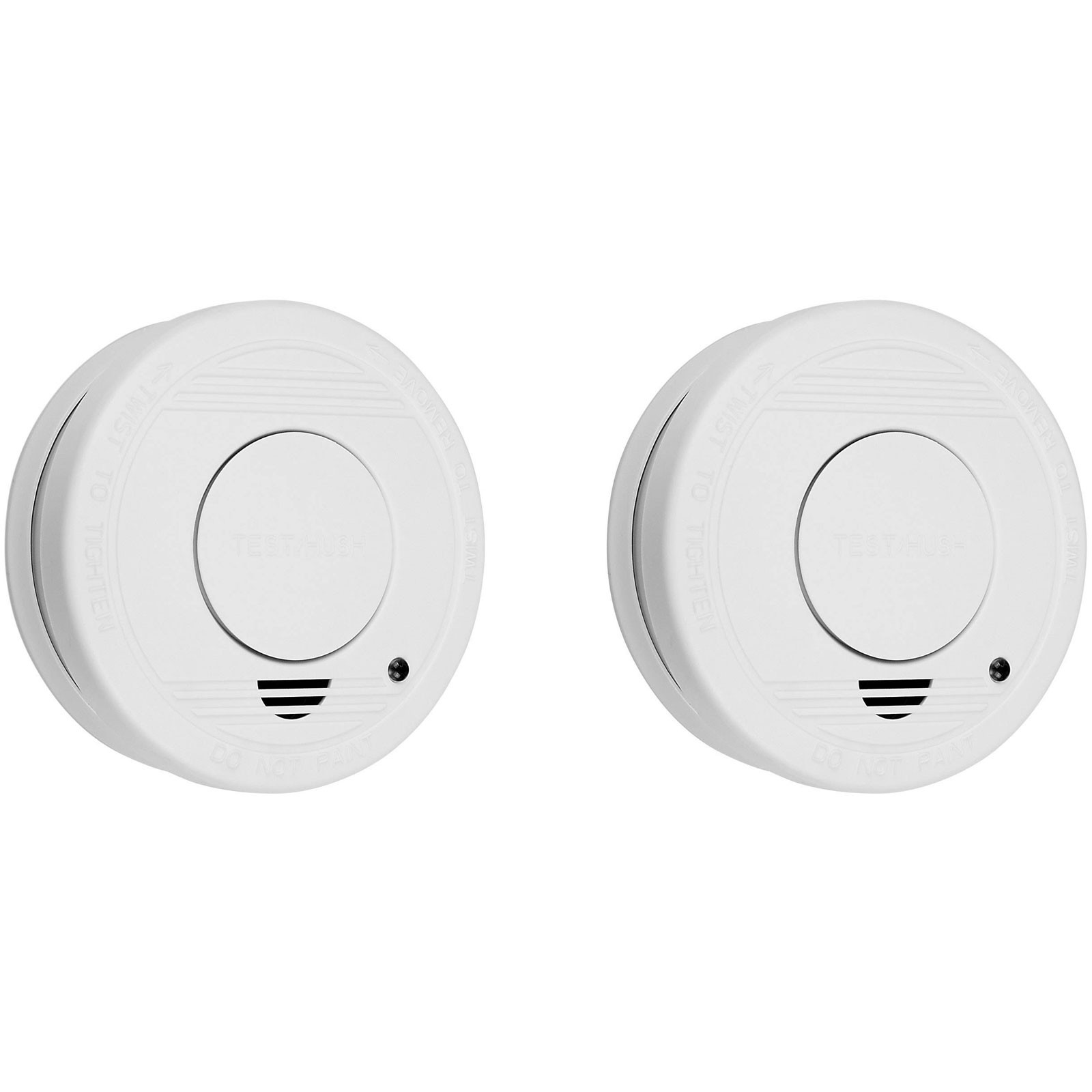 Smartwares Smoke Detector Set 2piece 5yr Battery Mute Button