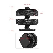 2pcs Camera Hot Shoe Mount To 1/4