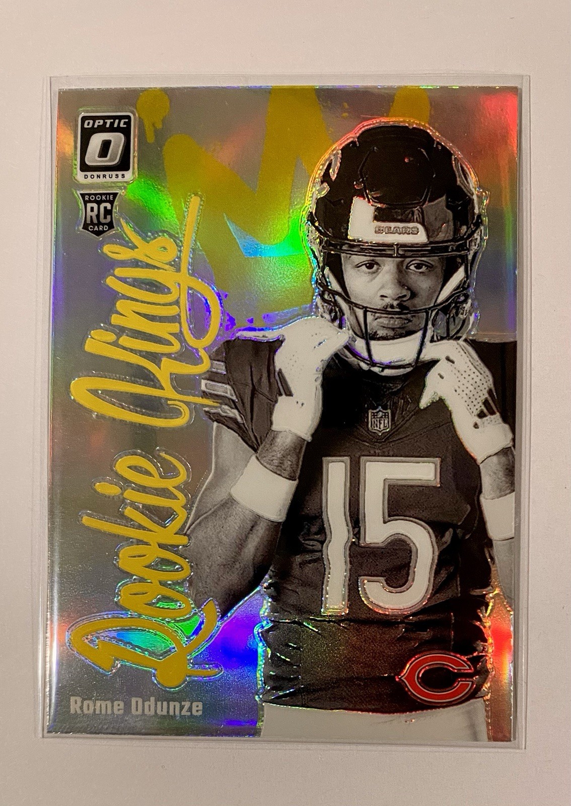 2024 Panini Donruss Optic Rookie Kings Rome Odunze #14 (RC) Case Hit SSP Bears