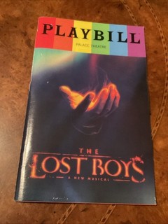 The Lost Boys Broadway Playbill (Pride Week) June 2026 NYC Palace Theatre