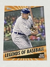 2021 Topps Opening Day Baseball Legends of Baseball - Babe Ruth - Yankees