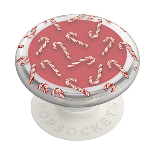 PopSockets Lippenbalsam Handygriff mit erweiterbarem Ständer, PopLips - Zuckerstange - Bild 1 von 6