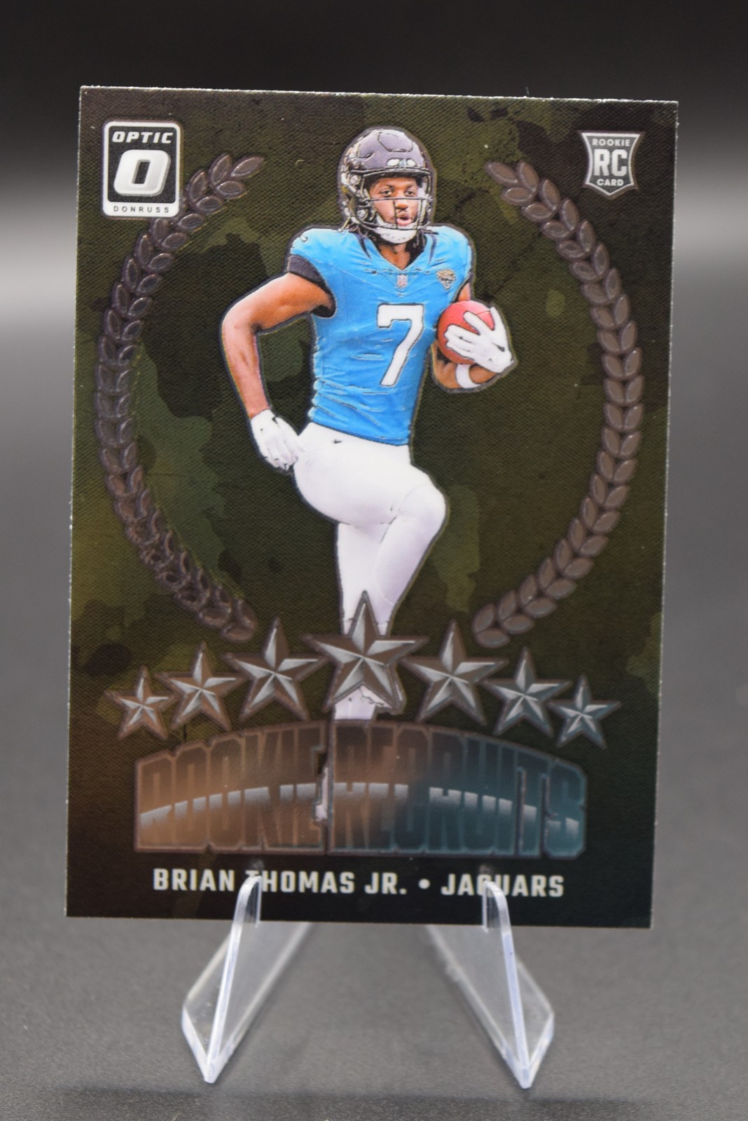Brian Thomas Jr. 2024 Donruss Optic #12 Rookie Recruits Jacksonville Jaguars