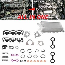 Dichtungssatz & Ölkühler & Ansaugkrümmer Drallklappe für Benz W203 W204 OM642 DE