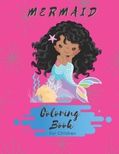 Mermaid Coloring Book: For Children - 30 Pages - Paperback - Made In USA - Size