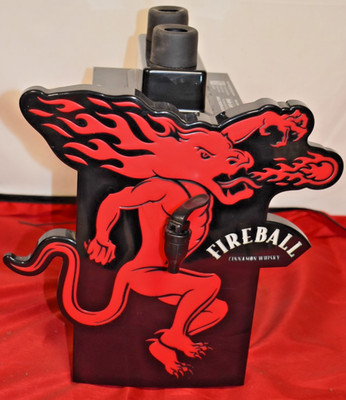 Fireball Whiskey Double Bottle C4 Shot Chiller Refrigerated Beverage Dispenser