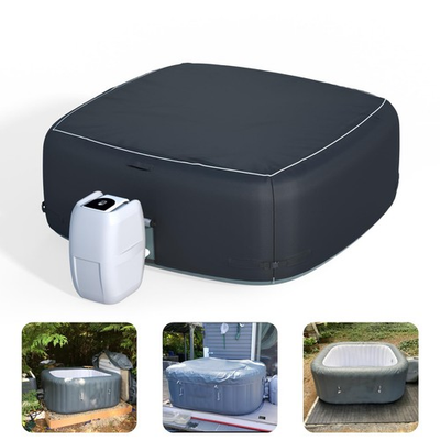 #ad #ad XCZ Portable Hot Tub Cover Inflatable Hot tub Full Coverage Waterproof Sun P $76.42