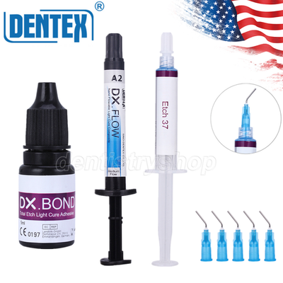 #ad #ad Dental Universal Light Cure Composite Resin A2 Etching Gel Bonding Adhesive Kit $12.58