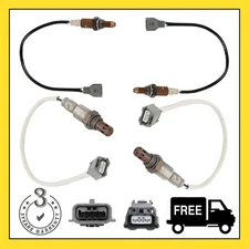 For INFINITI Q50 Q70 3.5L V6 ELECTRIC/GAS 4x Oxygen O2 Sensor Up+Down 2014-2018