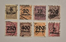Rzesza Niemiecka znaczki służbowe likwidacja kolekcji z Mi.-Nr 89-97