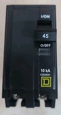 New Take Out Square D QO245 45 Amp 2 Pole 120/240V Circuit Breaker W#