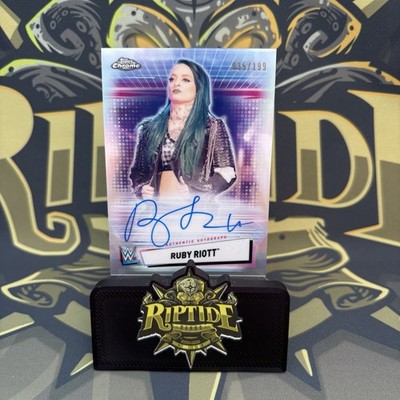 Ruby Riott WWE Topps Chrome 2021 Base Refractor Auto /199 #A-RB
