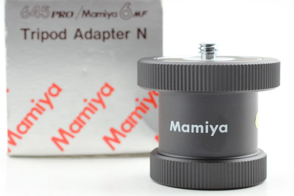 Mamiya Adaptateur Trépied N Pour 645 Super Pro TL 7 6 MF Noir Aluminium - Photo 1/4