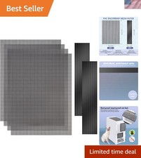 Reusable PVC Magnetic PC Case Dust Filters - 1.2mm Holes for Optimal Airflow