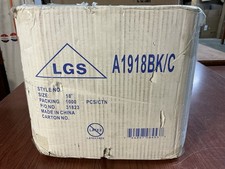 Black Disposable Hair Net 18in 1000PK Nylon Disposable Bouffant Caps B318