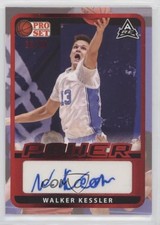 2021-22 Leaf Pro Set Power Base Red Spectrum Foil /25 Walker Kessler Auto 0ry1