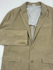 J.Crew Thin Corduroy Cotton Unstructured Semi-Lined Blazer Beige Patch Pockets