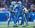 Brian Branch & Kerby Joseph Signed Autographed Detroit Lions 8x10 Photo with COA