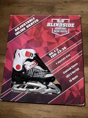 Blindside verstellbare Inline-Skates sind für den Freizeitgebrauch konzipiert.