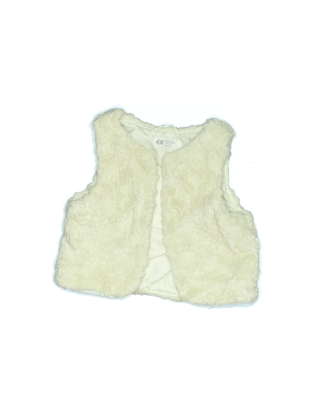 H&M Girls Ivory Vest 4
