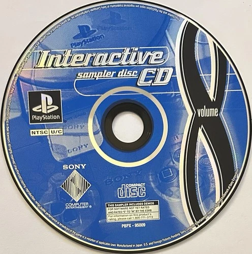 Interactive CD Sampler Pack Vol. 8 (Sony PS1) DISC ONLY | NO TRACKING | M809