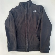 The North Face Womens Size M Jacket Zip Black Fleece A53T