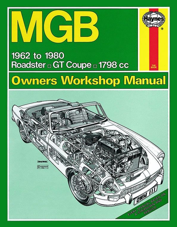 Revue technique Haynes MG MGB manuel atelier pour restaurer un moteur 1.8L