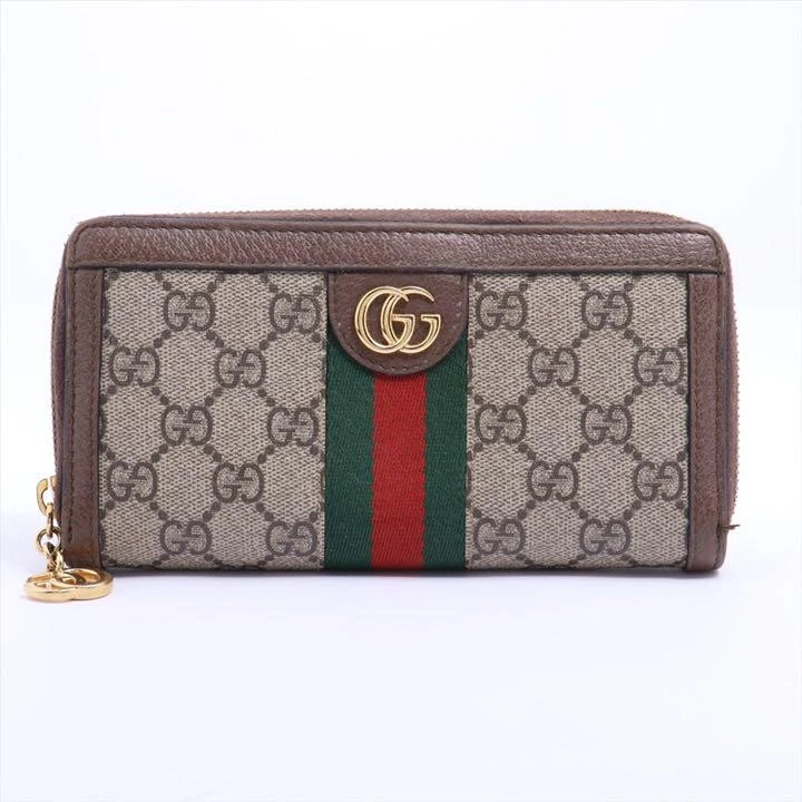 Portefeuille Gucci Ophidia Gg Supreme zippé autour m1_0407