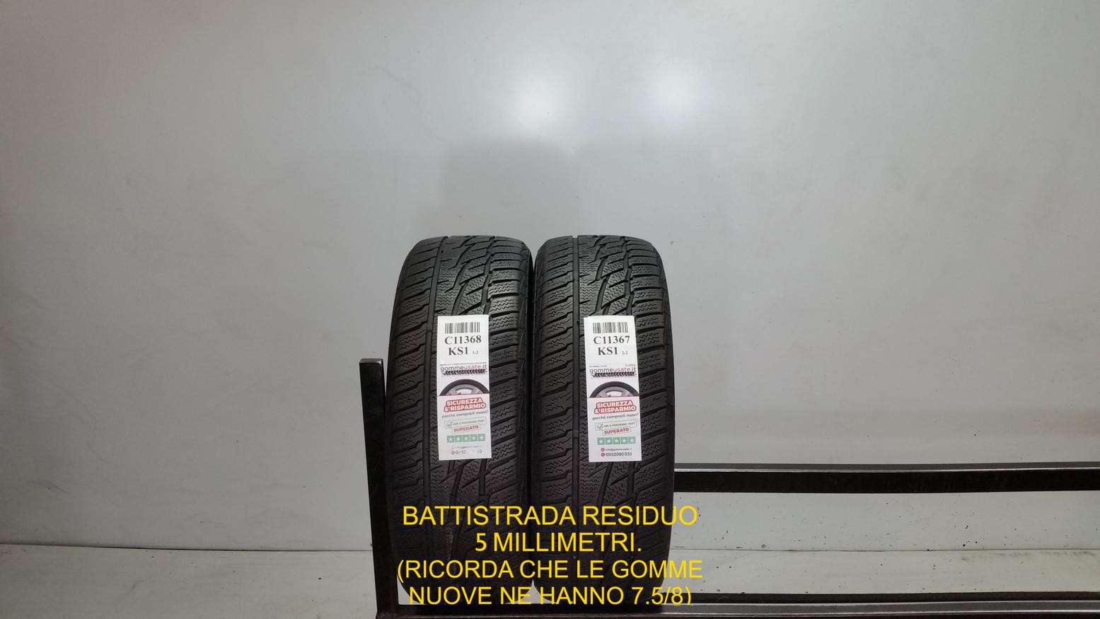 GOMME USATE TERMICHE 195/55R15 85H MATADOR SIBIR SNOW PNEUMATICI C11368