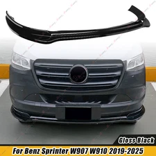 For Mercedes Benz Sprinter W907 2019-2025 W910 Front Bumper Spoiler Splitter Lip