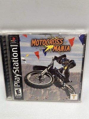 PS1 Motocross Mania (Sony PlayStation 1, 2001) Black Label Complete w Manual CIB