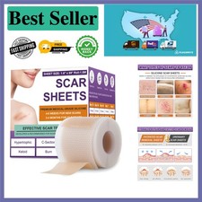 Professional Silicone Scar Sheets - Breathable Reusable, Beige 1.5M Roll