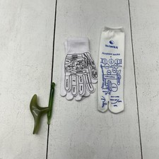 White Green Acupressure Massage Foot Hands Set One Size NEW