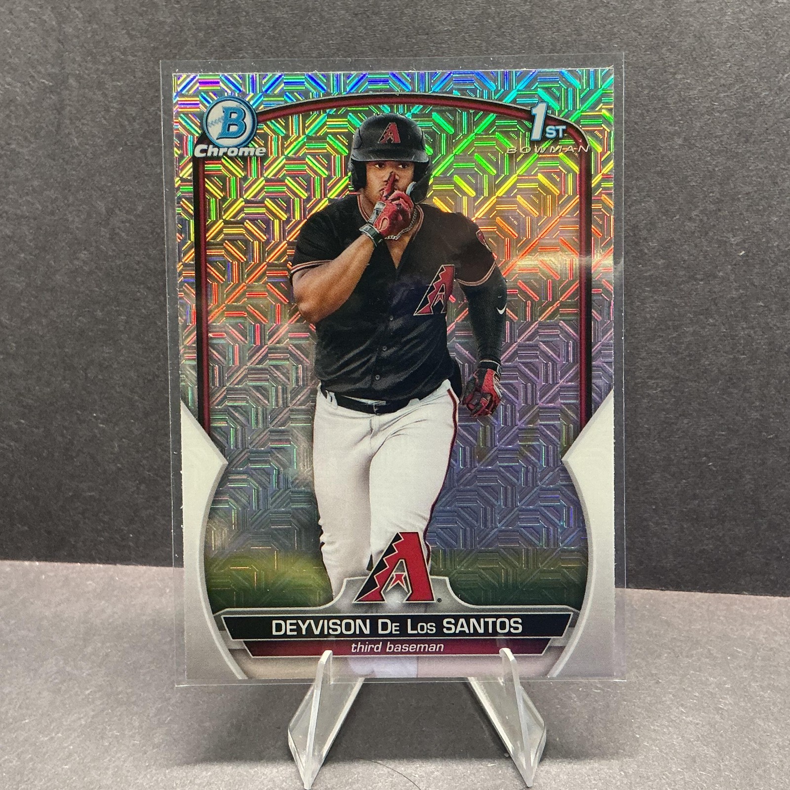 2023 Bowman #BCP-116 Deyvison De Los Santos Chrome Prospects Mojo Refractors