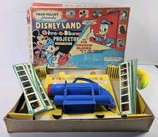 Vintage Disney Land Give-a-Show Projector & Slides Boxed (Chad Valley 1962) 