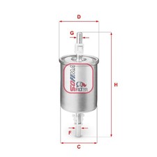 Kraftstofffilter für Seat Cordoba 6K5 Ibiza 2 6K1 | 23919789