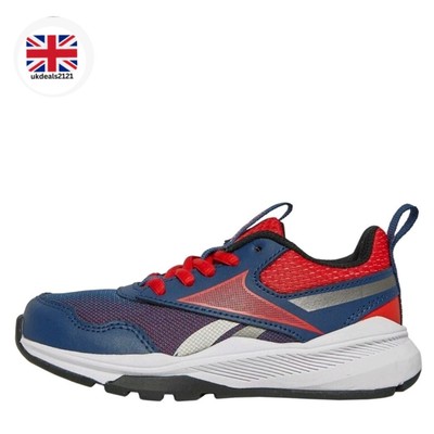 Reebok XT Sprinter 2 Jungen Laufschuhe Größe 10 rot blau Sportschuhe NEU