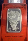 2024 PAMP 1 Oz Silver Lunar Year of the Dragon Bar in Assay