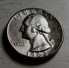 1963-P BU Silver Washington Quarter #5
